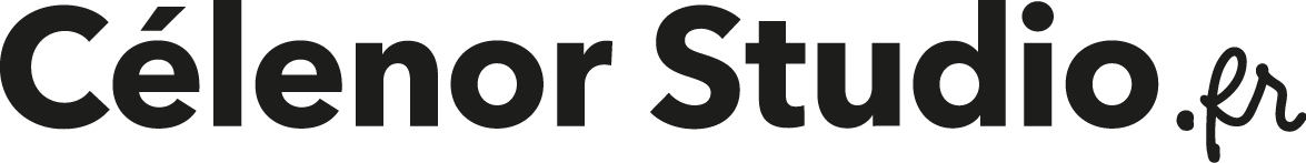 logo noir Célenor Studio site internet